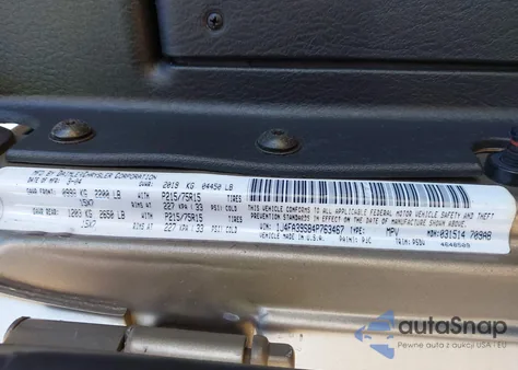 2004 Jeep Wrangler X z USA, uszkodzony, nr VIN 1J4FA39S84P763467